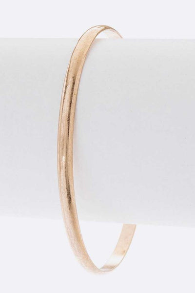 Cutout Cross Skinny Bangle